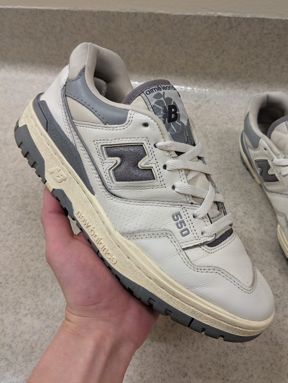 New Balance 550 Aime Leon Dore ALD Grey White men's 9